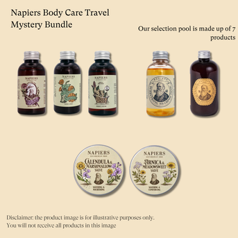 Napiers Body Care Travel 3 Product Mystery Bundle