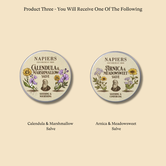 Napiers Body Care Travel 3 Product Mystery Bundle