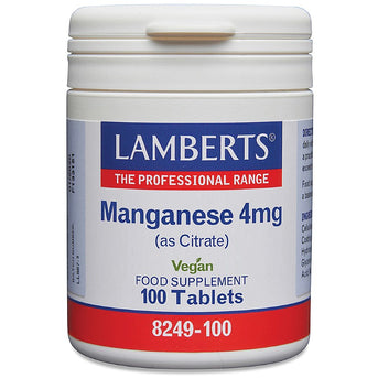 Lamberts Manganese 4mg 100 tablets