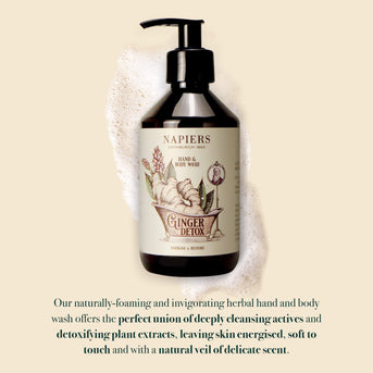 Napiers Ginger Detox Hand and Body Wash