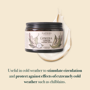 Napiers Capsicum & Ginger Warming Cream - 100ml
