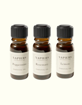 Napiers Mental Focus & Clarity Essential Oil Bundle (Rosemary, Peppermint & Lemon)