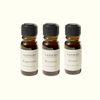 Napiers Mental Focus & Clarity Essential Oil Bundle (Rosemary, Peppermint & Lemon)
