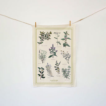 Napiers Printed Tea Towel
