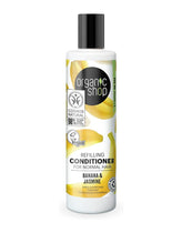 Organic Shop Refilling Conditioner for Normal Hair - Banana & Jasmine