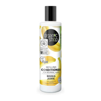 Organic Shop Refilling Conditioner for Normal Hair - Banana & Jasmine