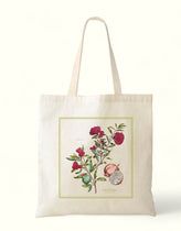 Napiers Printed Tote Bag - Botanical Design