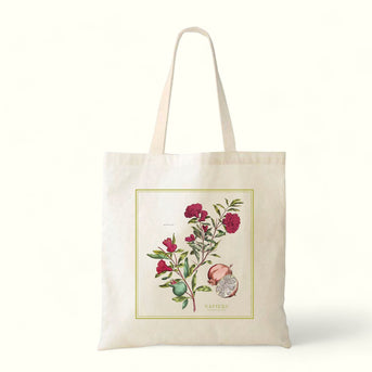 Napiers Printed Tote Bag - Botanical Design