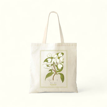 Napiers Printed Tote Bag - Botanical Design