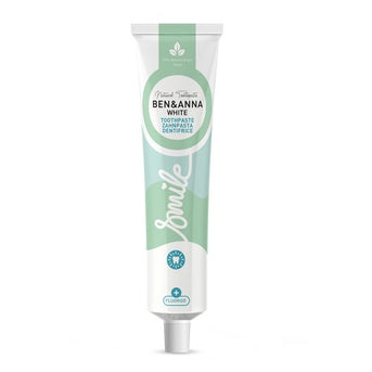 Ben & Anna White Flouride Toothpaste Tube