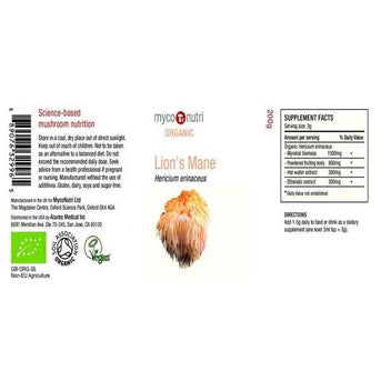 MycoNutri Organic Lion's Mane Powder - Napiers