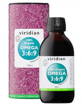 Viridian Organic Omega 3:6:9 Oil 200ml - Napiers