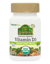 NaturesPlus Source of Life Garden Organic Vitamin D3 2500IU Capsules - Napiers