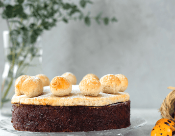 Healthy Low-Sugar Vegan Easter Simnel Cake