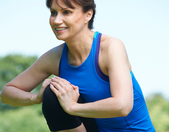 Woman Stretching