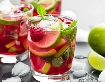 Napiers Raspberry & Mint Mocktail Recipe