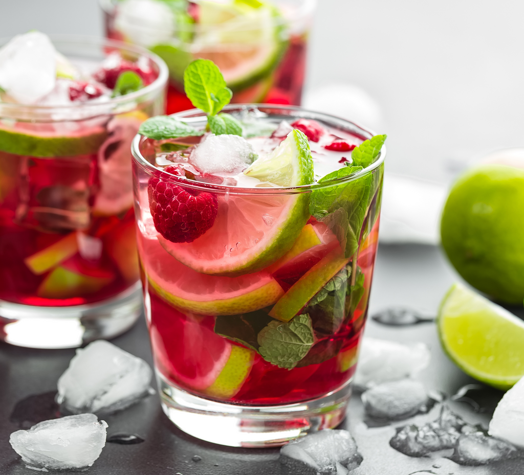 Napiers Raspberry & Mint Mocktail Recipe