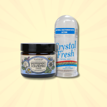 Napiers Cool & Fresh: Chamomile & Peppermint Cooler and Crystal Fresh Skincare Duo