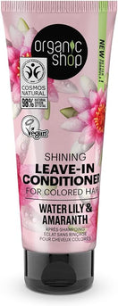 Organic Shop Shining Leave-In Conditioner for Coloured Hair - Water Lily & Amaranth