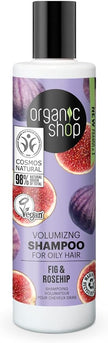 Organic Shop Volumizing Shampoo for Oily Hair - Fig & Rosehip