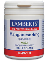Lamberts Manganese 4mg 100 tablets