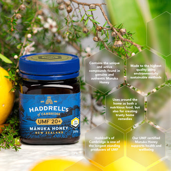 Haddrell's Manuka Honey New Zealand UMF 20+ 250g