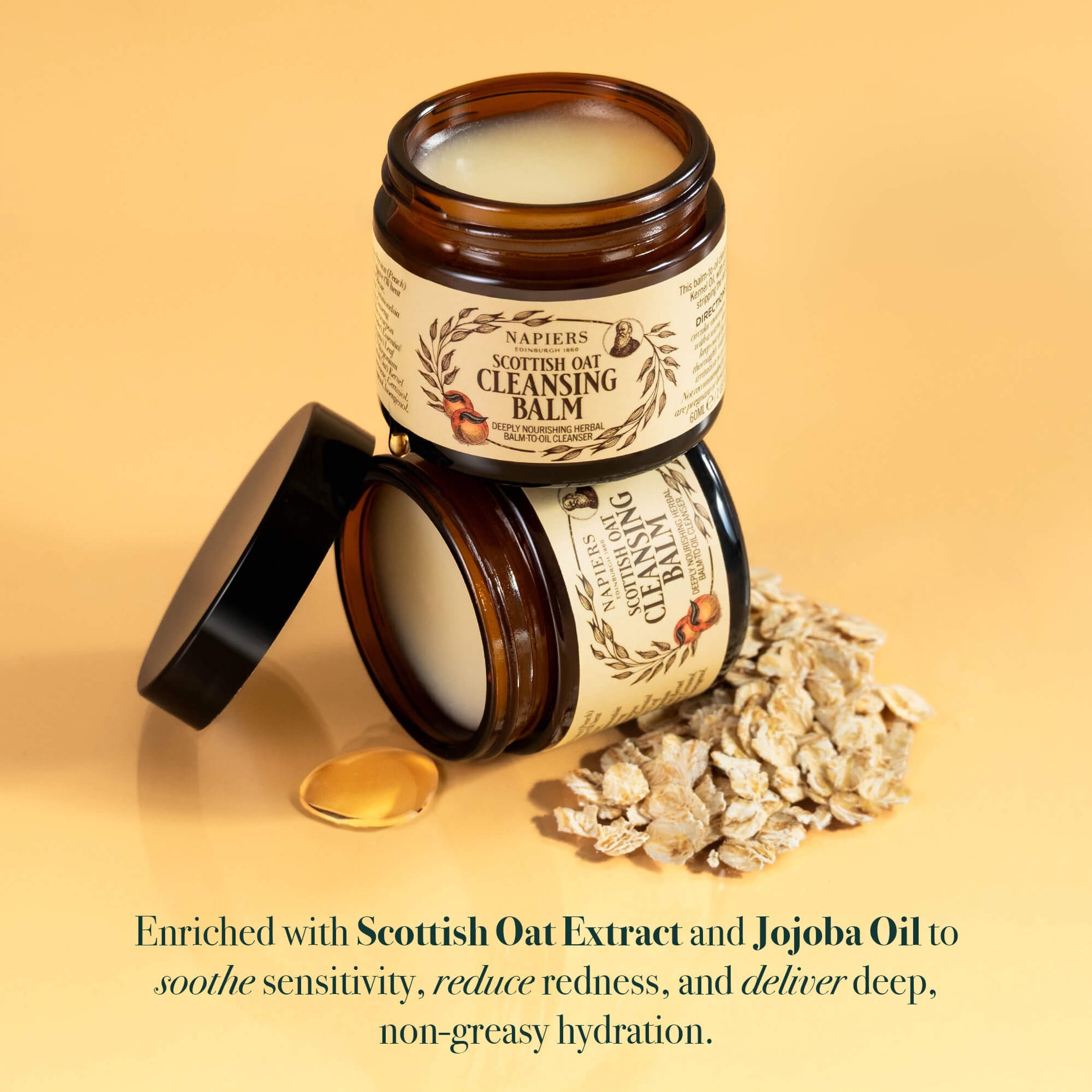 Napiers Scottish Oat Cleansing Balm for sensitive skin