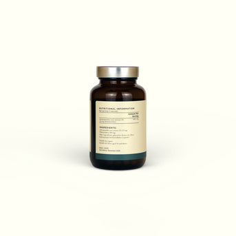Napiers Ashwagandha KSM-66 bottle back showing nutritional information and 300mg withanolides