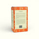 Napiers Autumn Herbal Tea box back showing ingredients, directions and cautions information