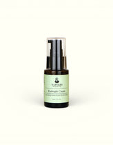 Napiers Eyebright Cream pump bottle format with pale green label and black pump dispenser