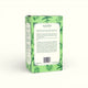 Napiers Gardeners Sporty Tea back of box showing directions, ingredients, cautions and barcode