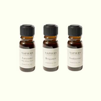 Napiers Stress Relief Essential Oil Bundle (Lavender, Bergamot & Frankincense)