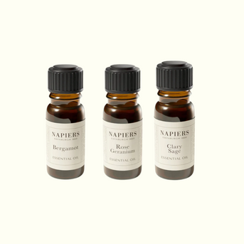 Napiers PMS Balance Essential Oil Bundle (Clary Sage, Rose Geranium & Bergamot)