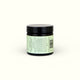 Side view of Napiers Lavender & Chamomile Rejuvenating Gel jar displaying ingredients list on pale green label