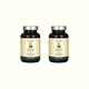Napiers Lithium Orotate 5mg twin pack with two dark glass bottles, 60 capsules each