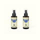 Two Napiers All Natural Magnesium Body Gel bottles with identical cream and blue labels and black pump dispensers
