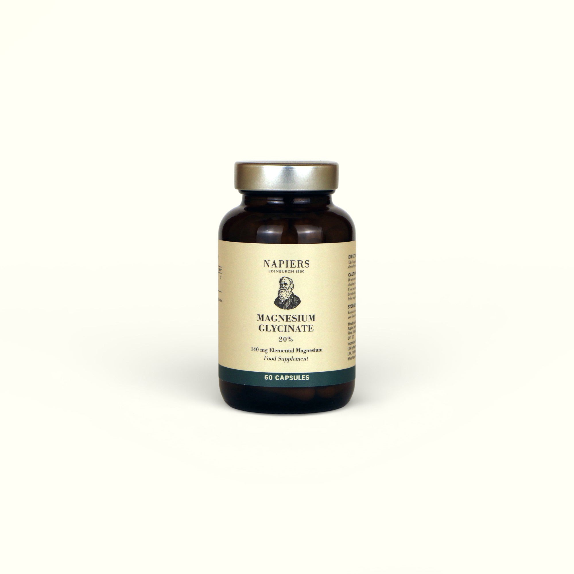 Napiers Magnesium Bisglycinate supplement bottle