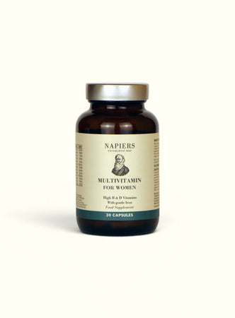 Napiers Multivitamin for Women - High B & D Vitamins with Iron