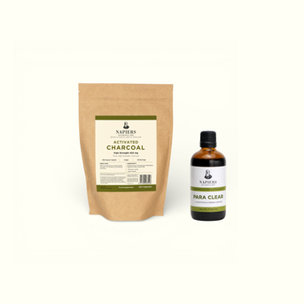 Napiers Detox & Cleanse Duo | Para Clear Blend + Activated Charcoal