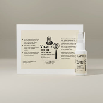 Napiers Vitamin D Test Kit + Free Vitamin D Oral Spray