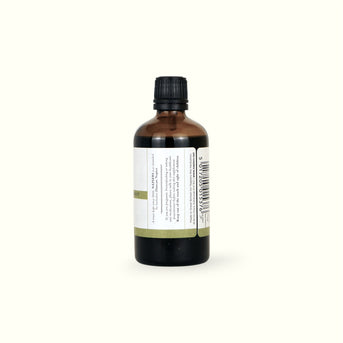 Napiers Nettle Blend back label showing ingredients and usage instructions for allergy support