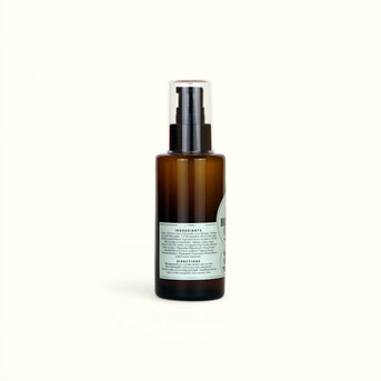 Napiers Rowan Brightening Cleanser bottle back label showing ingredients and directions