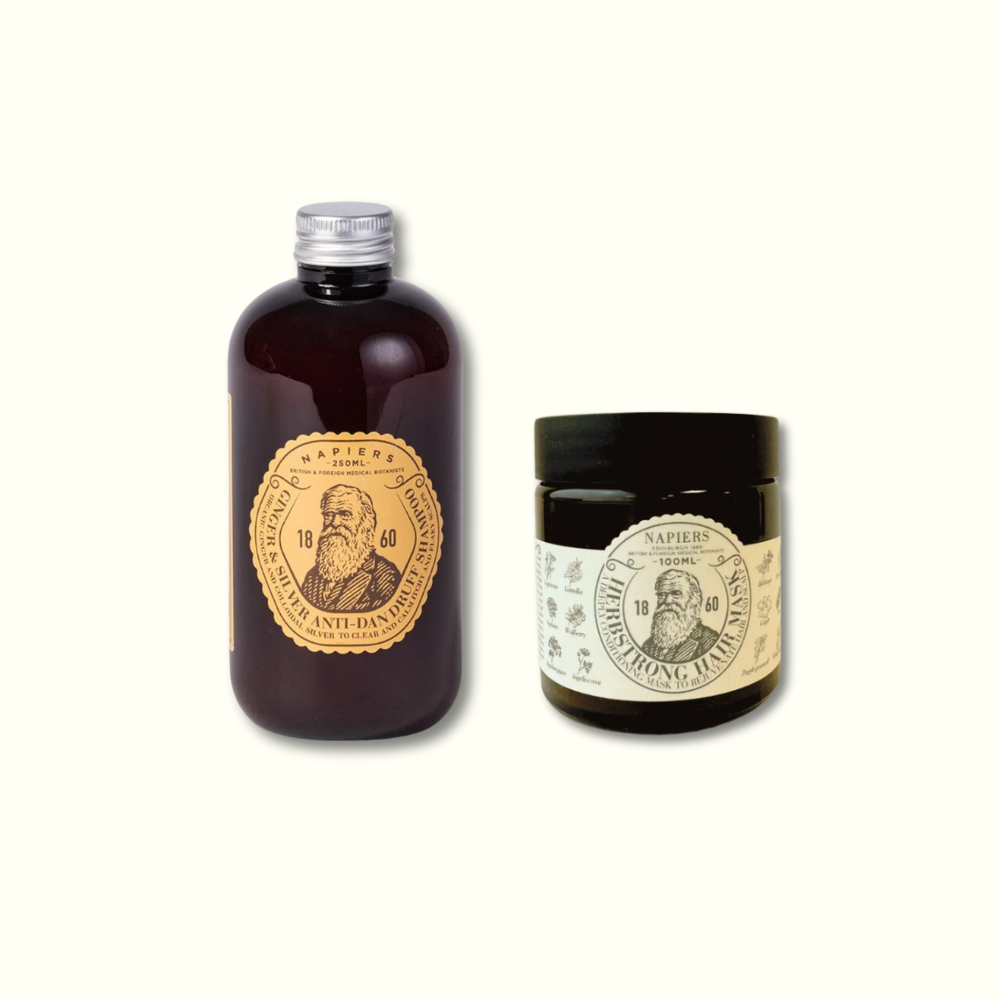 Ginger & Silver Shampoo And Herbstrong Conditioner Duo