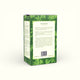 Napiers Springtime Herbal Tea back panel with directions, ingredients list, cautions, and barcode on green botanical packaging