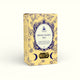 Napiers Sweet Sleeps Tea box displayed at angle showing yellow packaging, decorative label, and loose tea visible through window