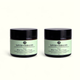 Twin pack of two Napiers Wild Yam Skin Cream 60ml jars with pale green labels and black lids