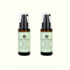 Twin pack of two Napiers Wild Yam Body Oil 50ml bottles with pale green labels and pumps