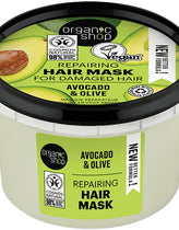 Organic Shop Repairing Hair Mask for Damaged Hair - Avocado & Olive
