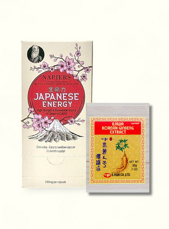 Napiers Korean Ginseng & Japanese Energy Bundle