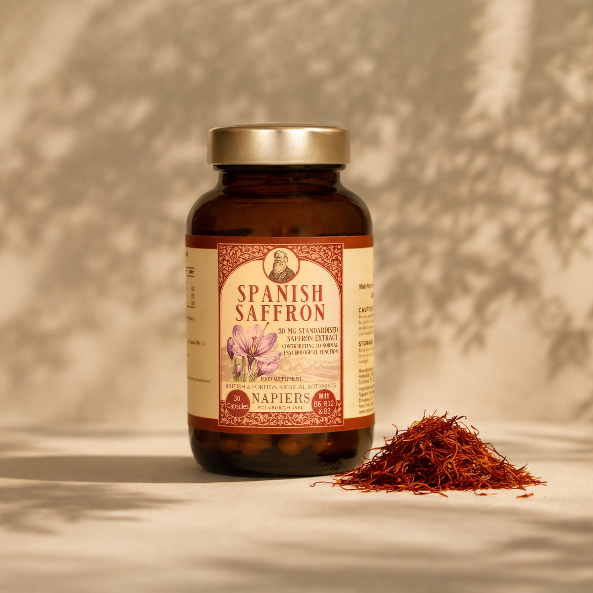 Napiers Spanish Saffron Extract | Support Wellbeing and Mood